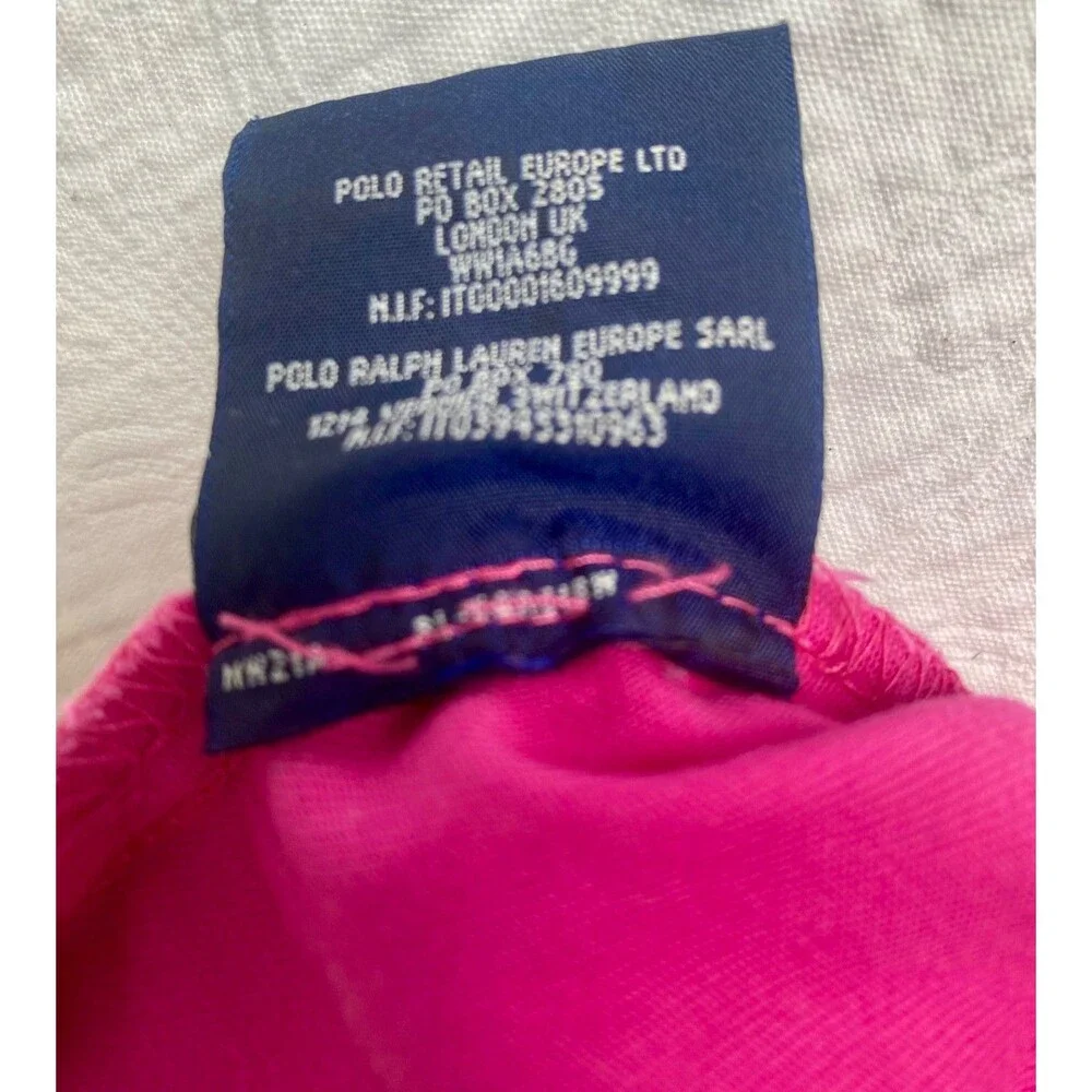 Ralph Lauren Girl's Dark Pink Classic Bermuda Preppy Chino Shorts - Size 4 T